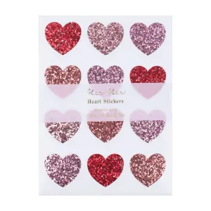 Meri Meri Glitter Heart Stickers