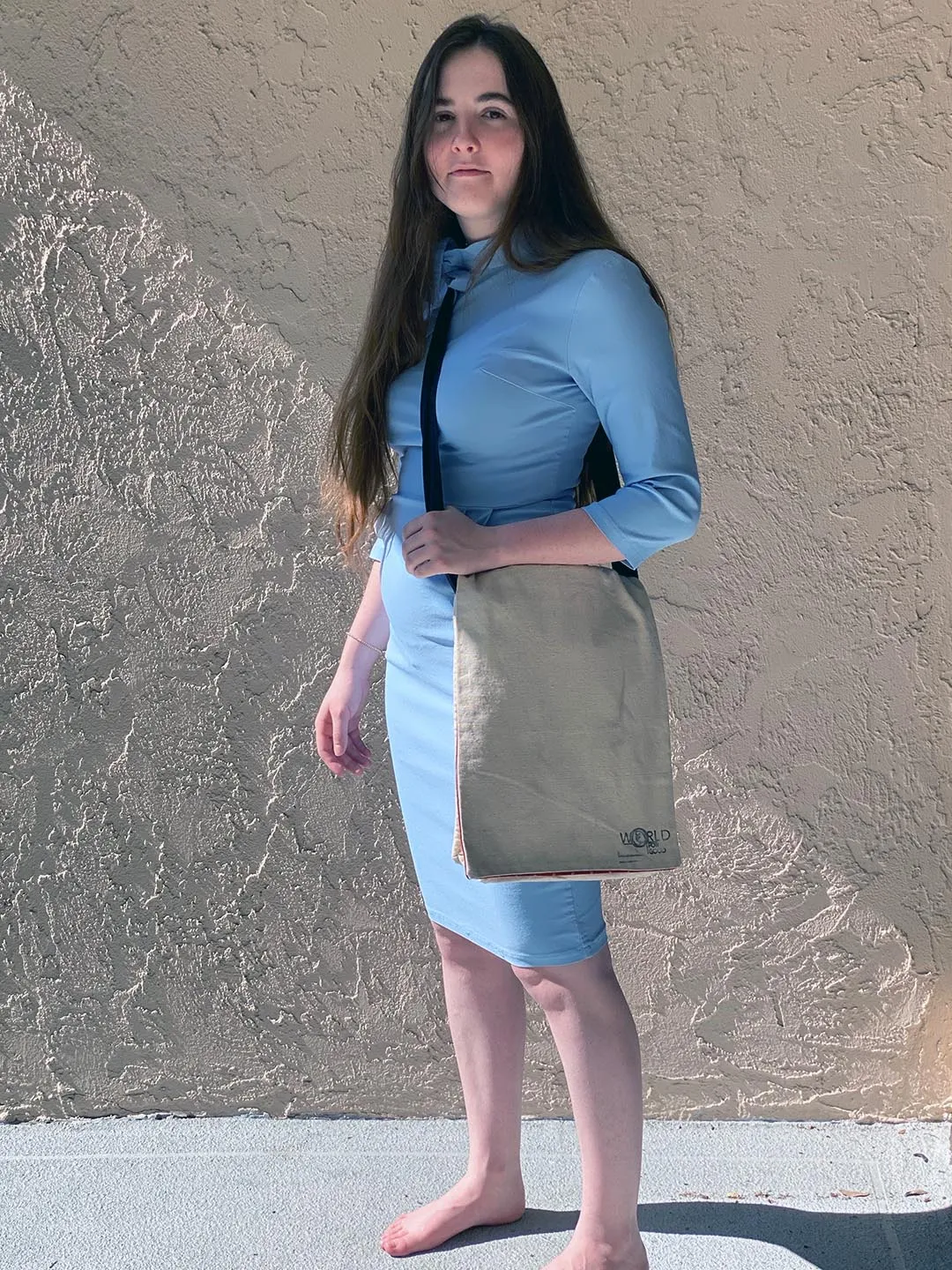 Messenger Sling Bag with Flap