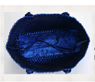 Metallic Woven Tote Bag - 16 Colors