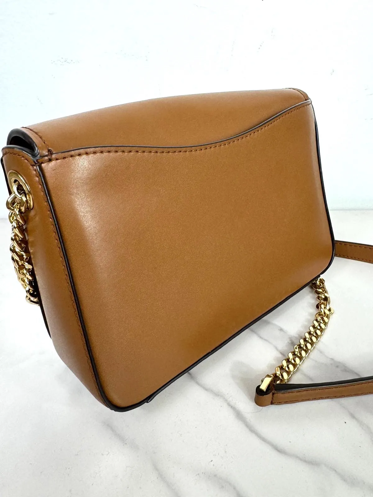 MICHAEL KORS WANDA LEATHER SUEDE CROSSBODY BAG