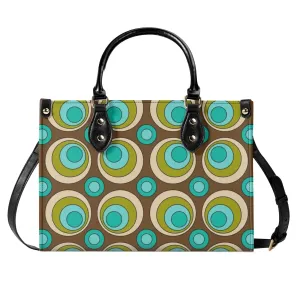 Mid Century Modern Retro Groovy Orbs Satchel