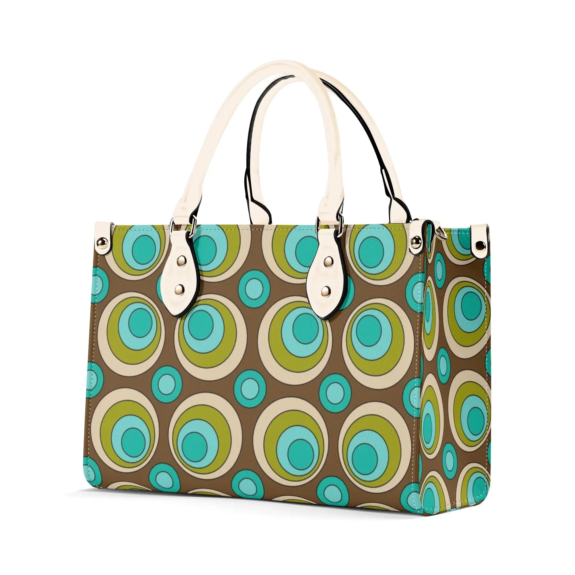 Mid Century Modern Retro Groovy Orbs Satchel