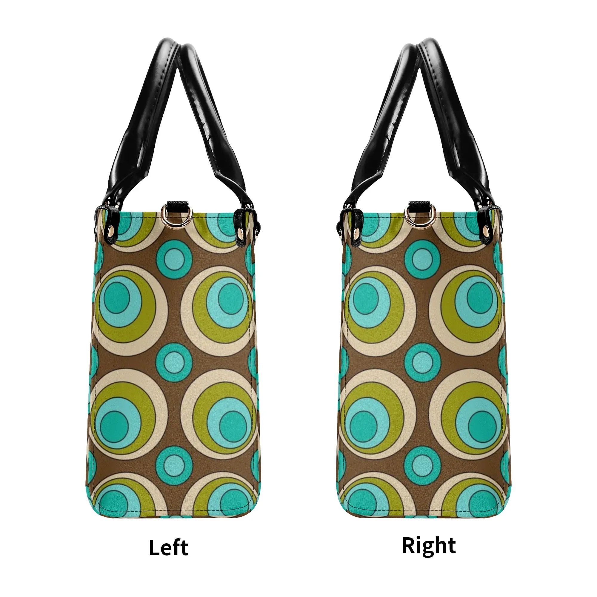 Mid Century Modern Retro Groovy Orbs Satchel