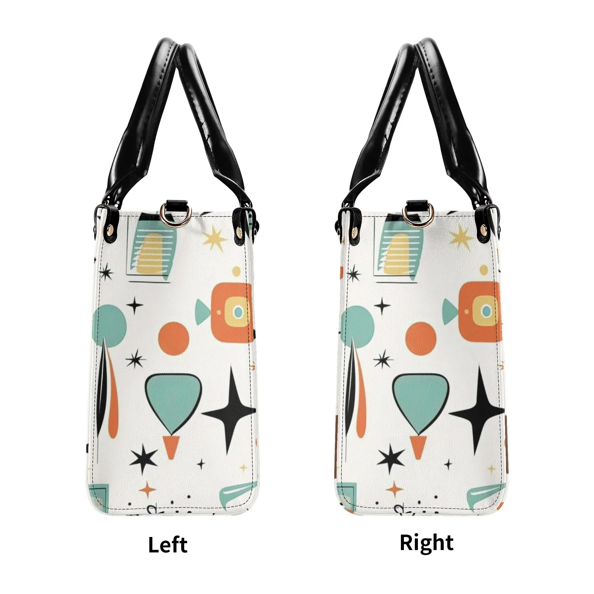 Mid Mox Doxie Lover, Kitschy Retro Trendy Atomic Handbag/Shoulder Bag