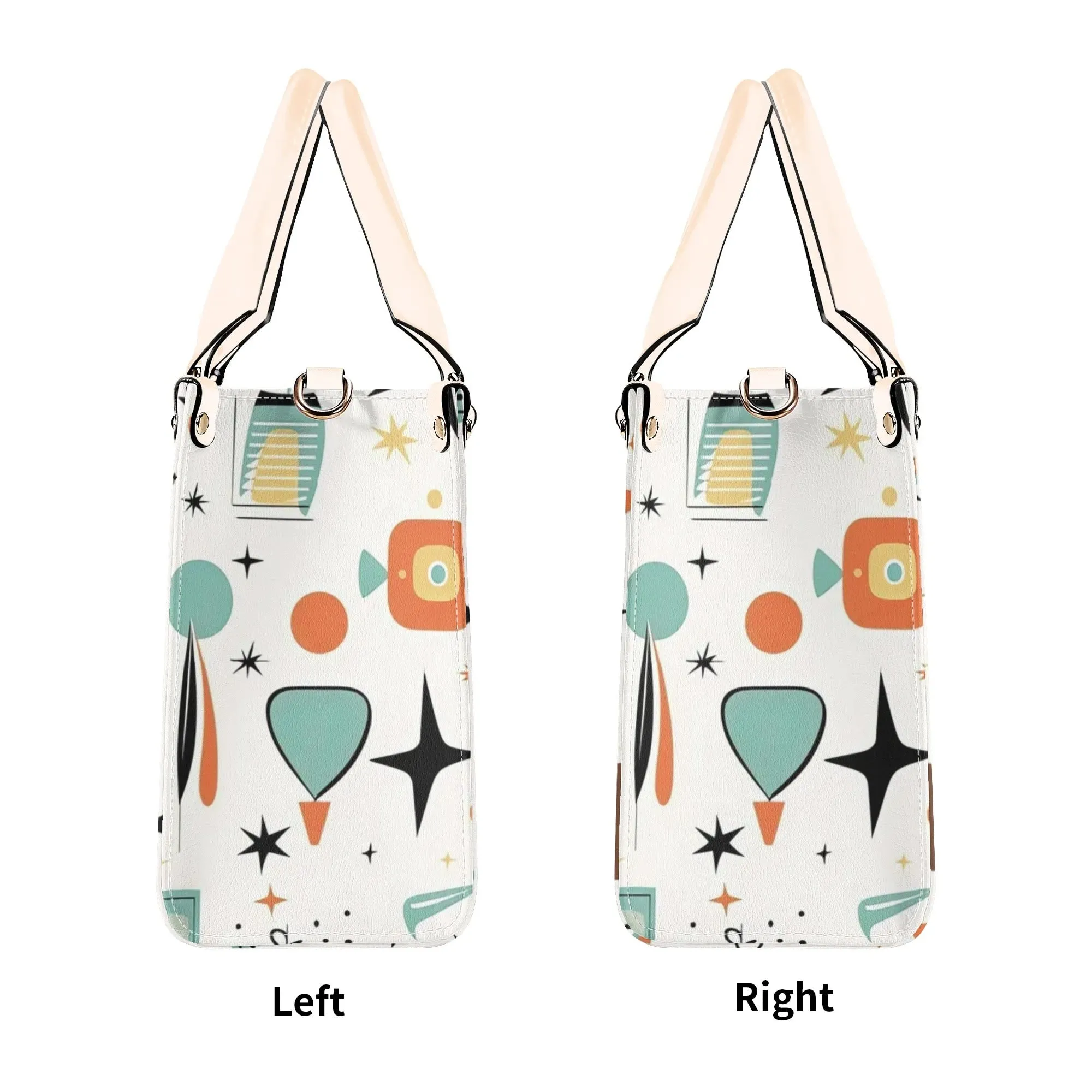 Mid Mox Doxie Lover, Kitschy Retro Trendy Atomic Handbag/Shoulder Bag