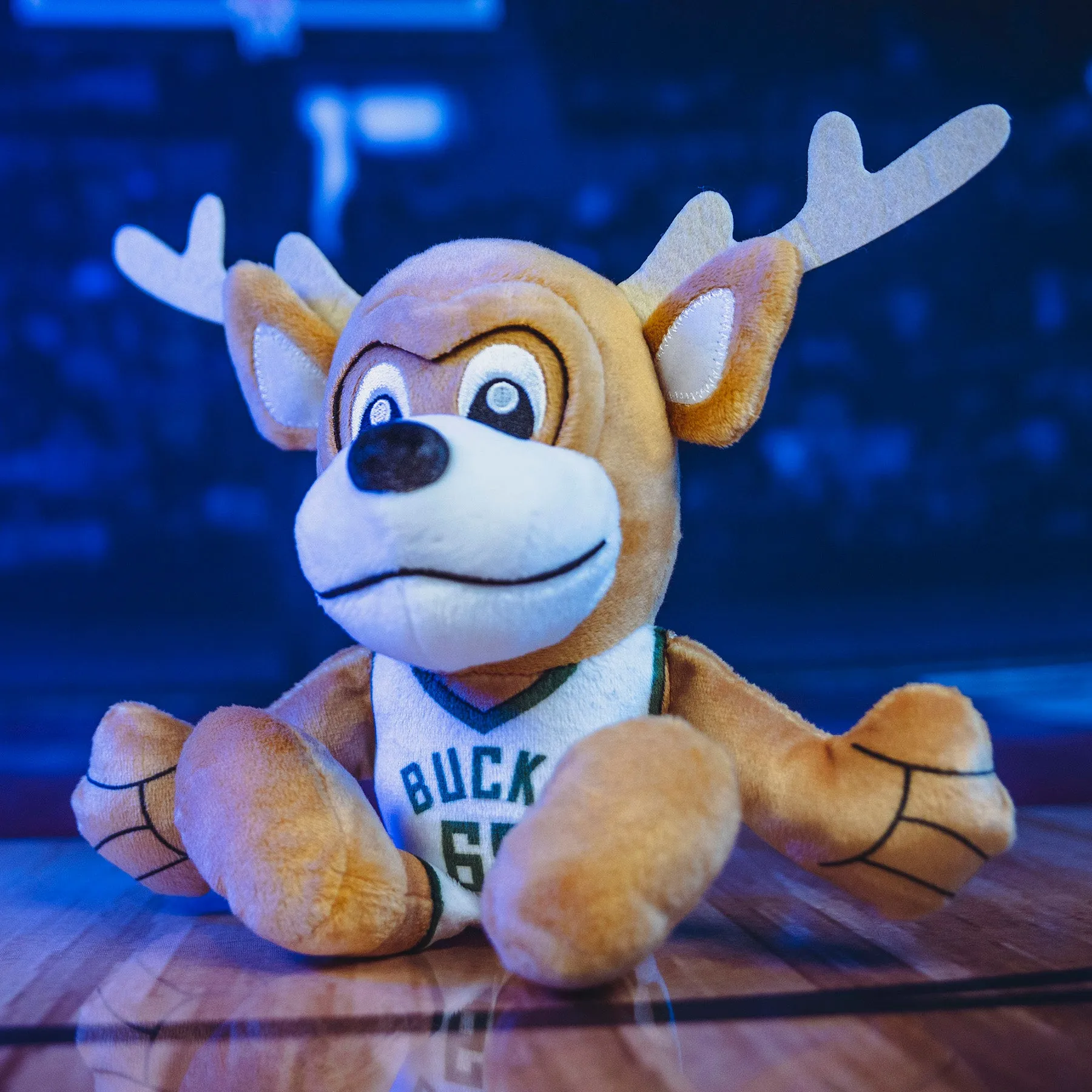 Milwaukee Bucks Bango 8" Mascot Kuricha Plush (Association Uniform)