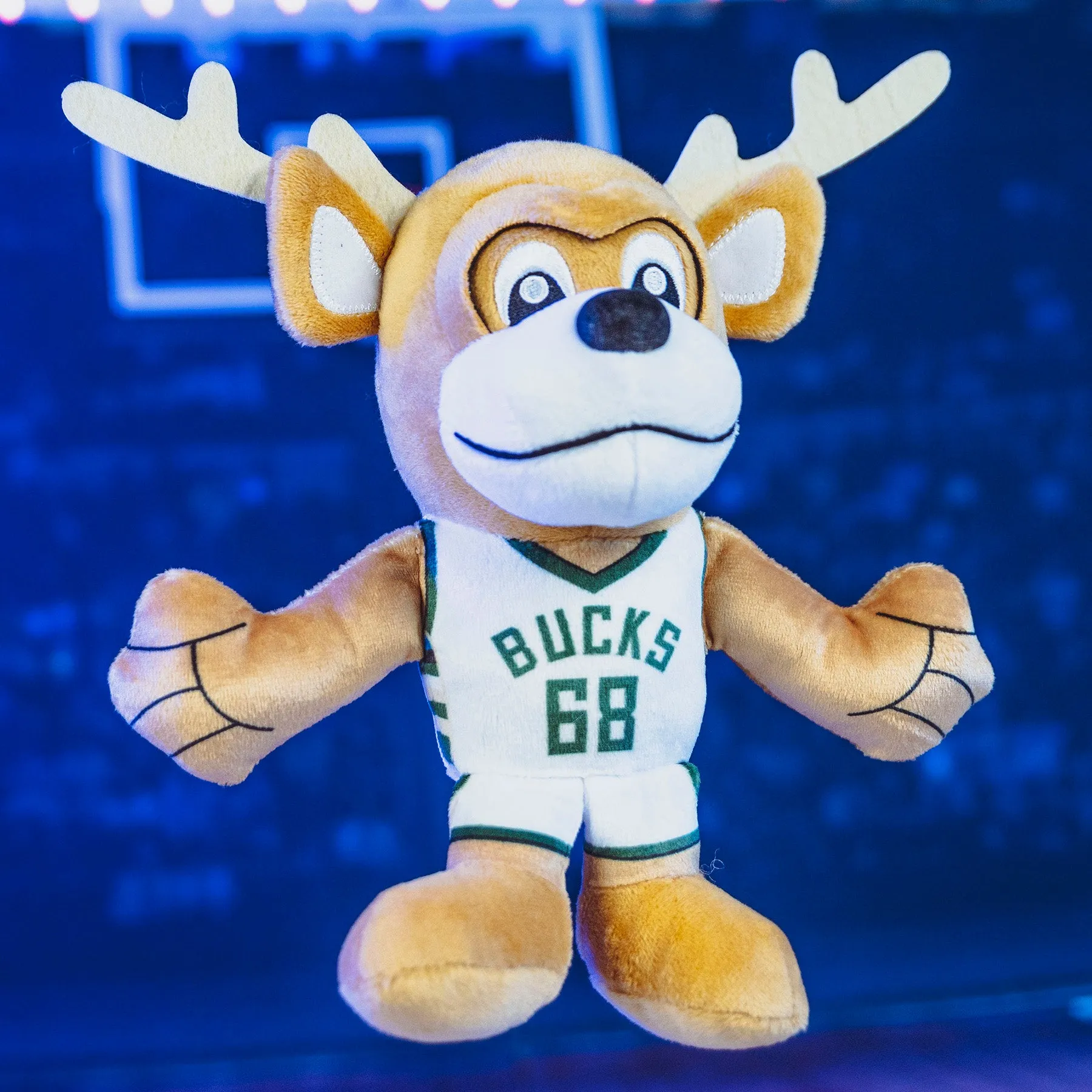 Milwaukee Bucks Bango 8" Mascot Kuricha Plush (Association Uniform)