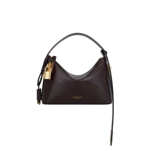 Mini Gold Chocolate Hobo Bag (Pre-Order Only. Will Ship Late Feb.)