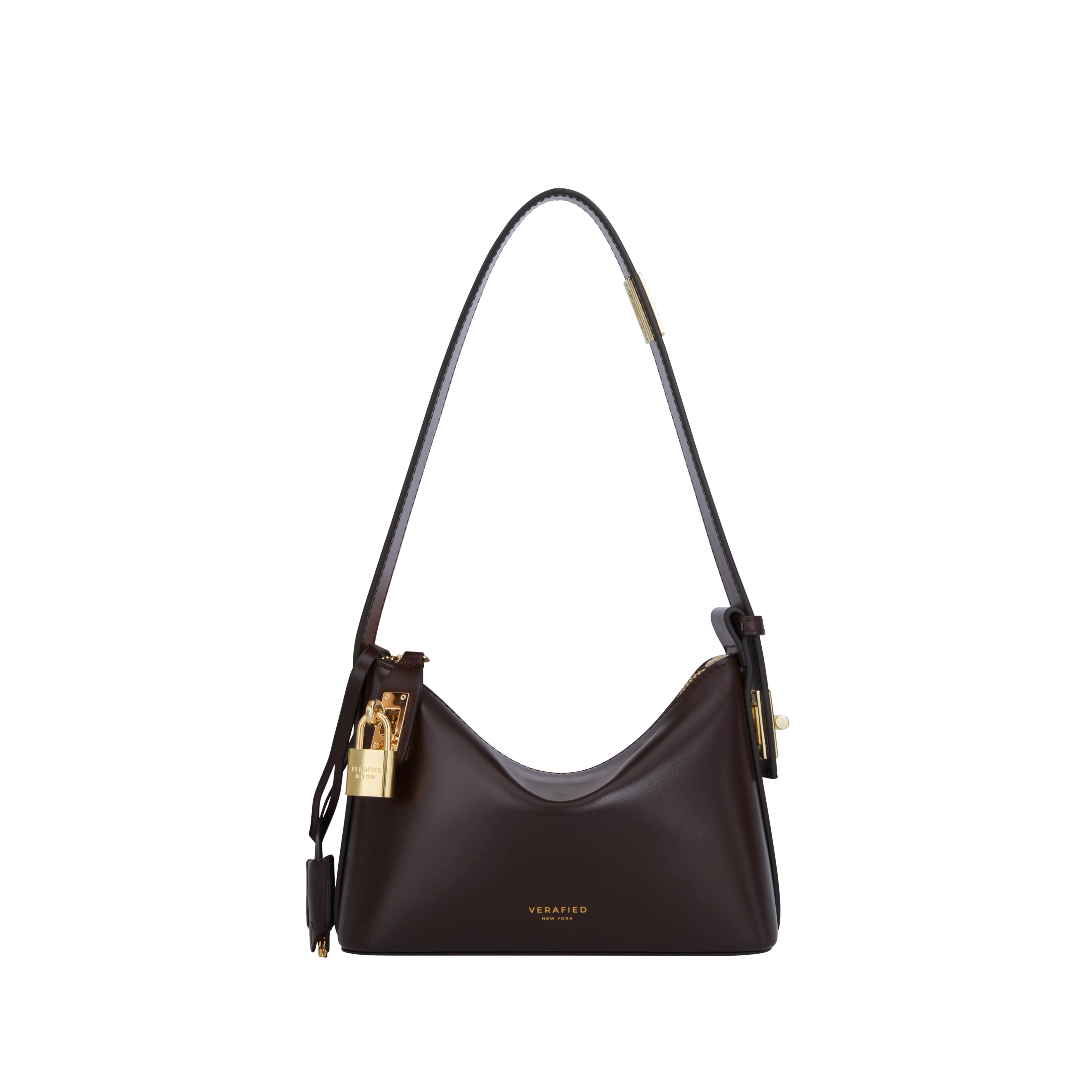 Mini Gold Chocolate Hobo Bag (Pre-Order Only. Will Ship Late Feb.)