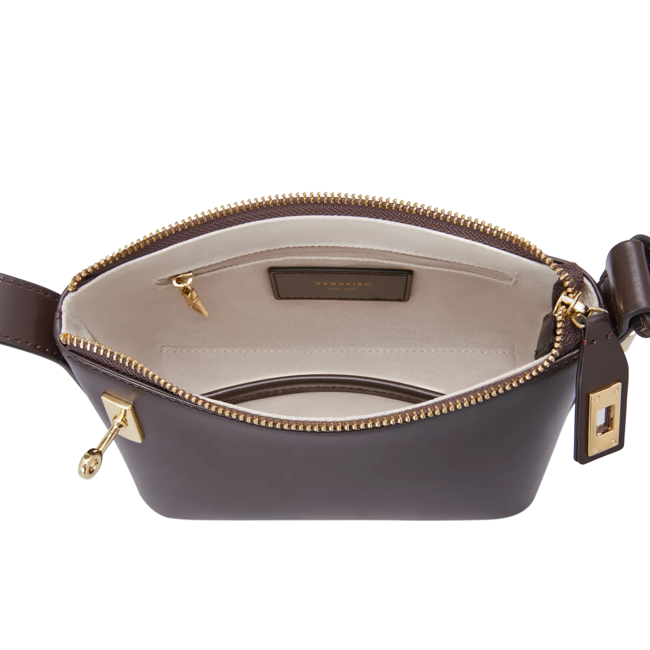 Mini Gold Chocolate Hobo Bag (Pre-Order Only. Will Ship Late Feb.)