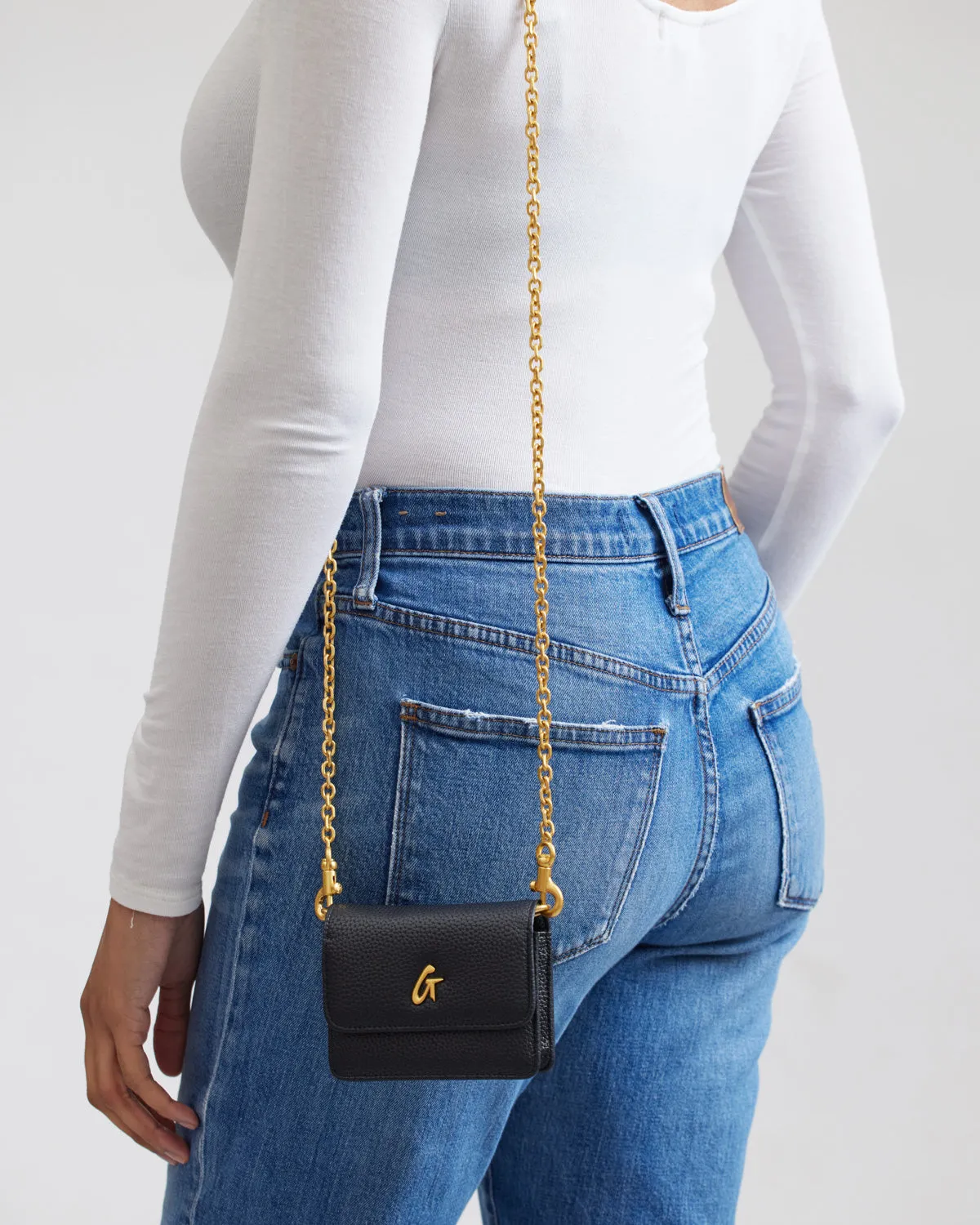 MINI PEBBLE WOC - BLACK