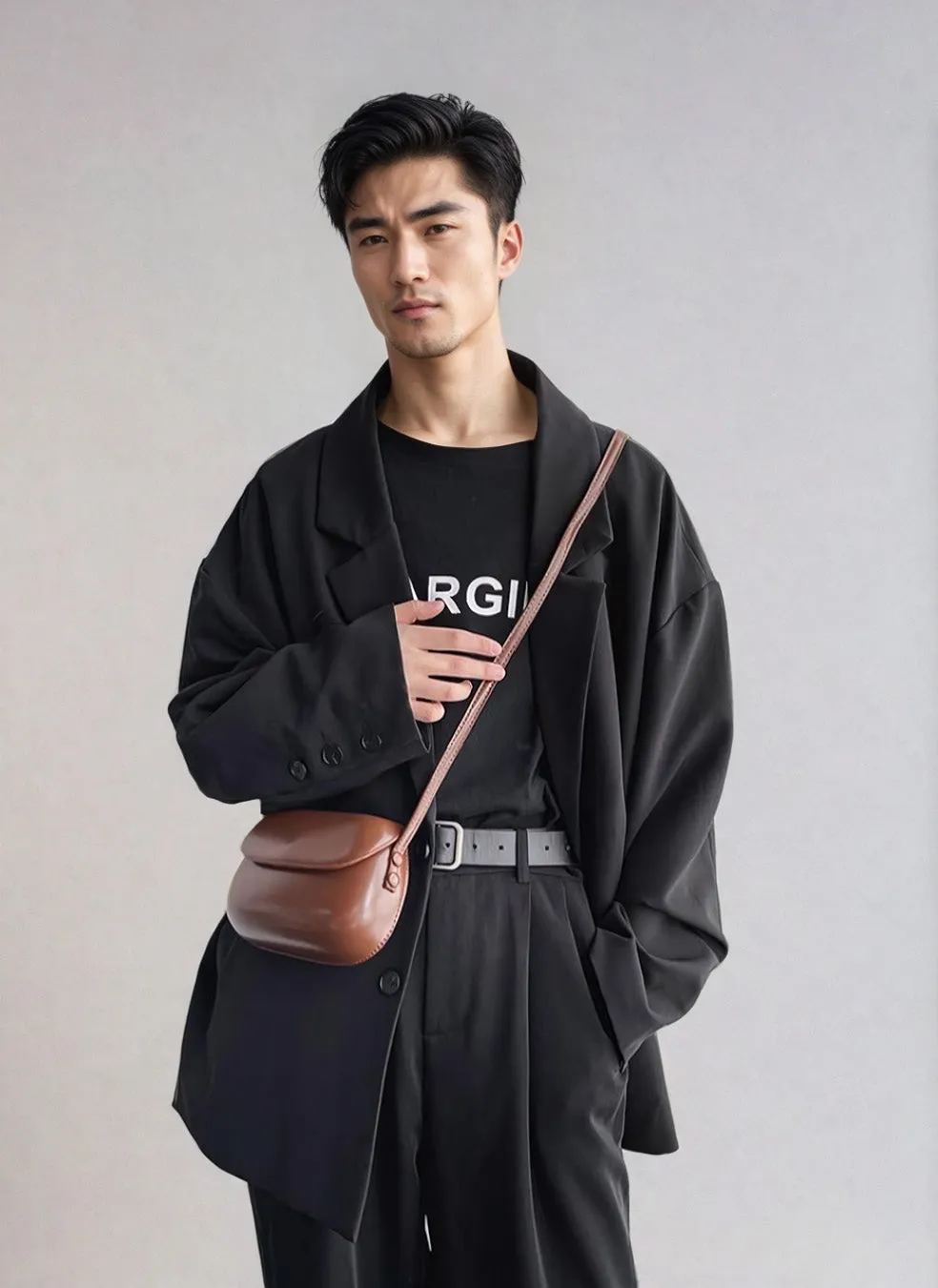 Minimal Rounded Mini Crossbody Bag