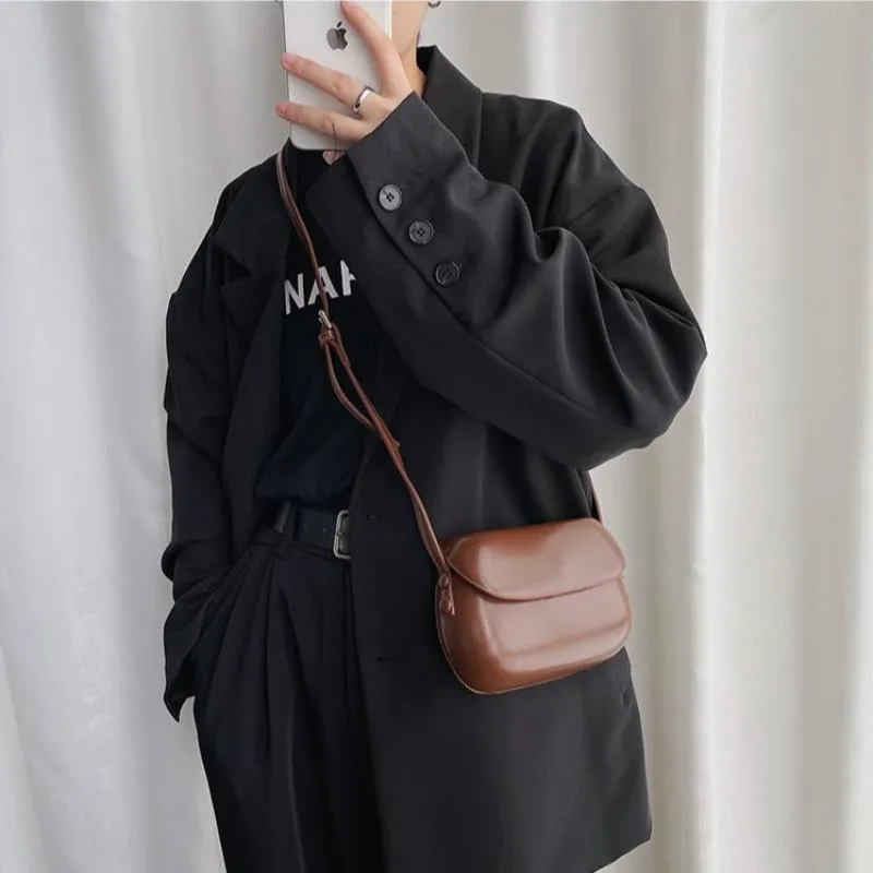 Minimal Rounded Mini Crossbody Bag
