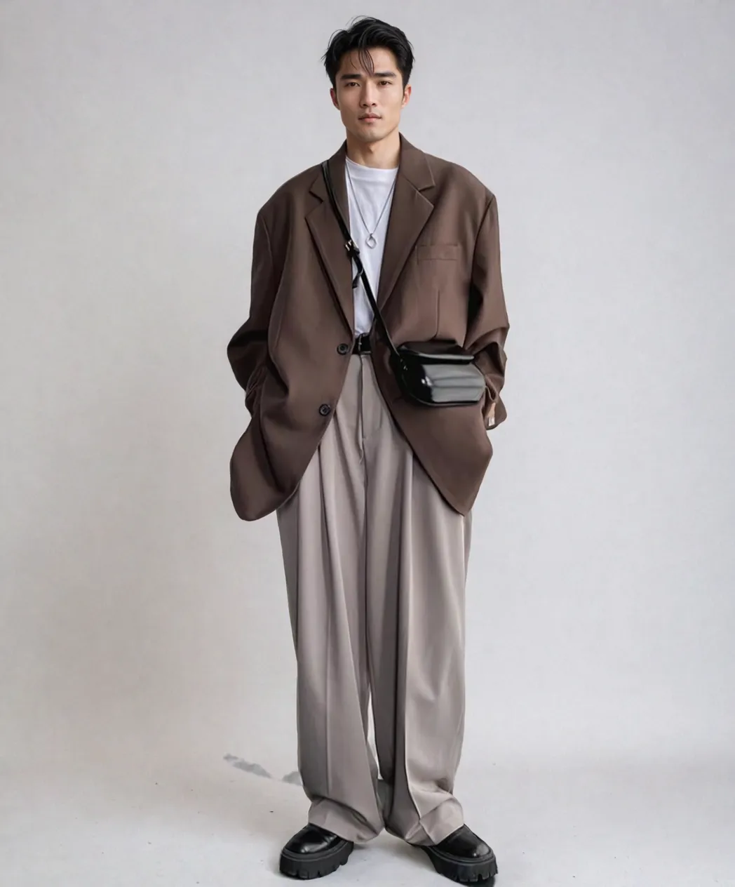 Minimal Rounded Mini Crossbody Bag