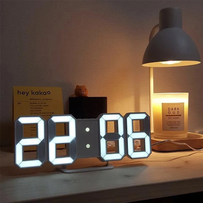 Minimalist Aesthetic Korean Digital Clock