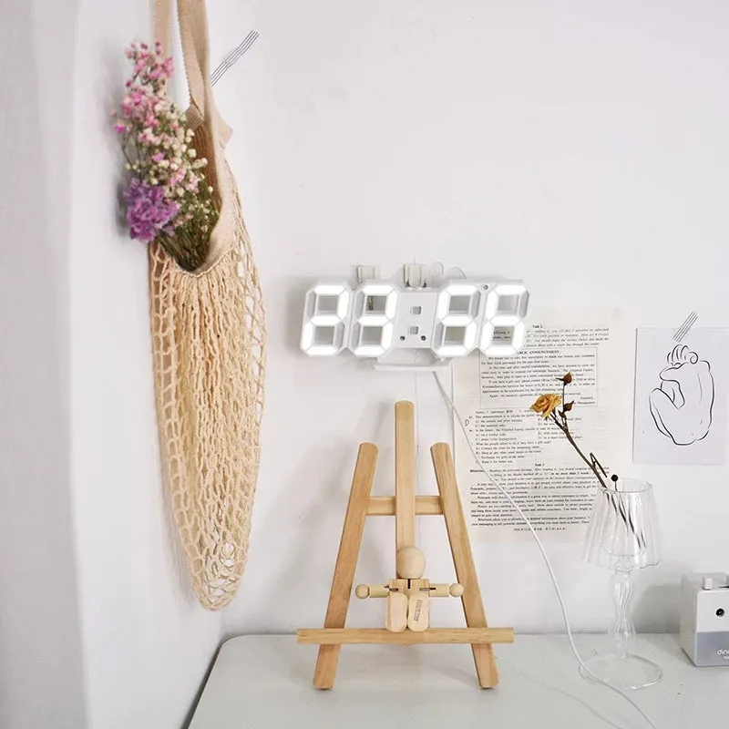 Minimalist Aesthetic Korean Digital Clock