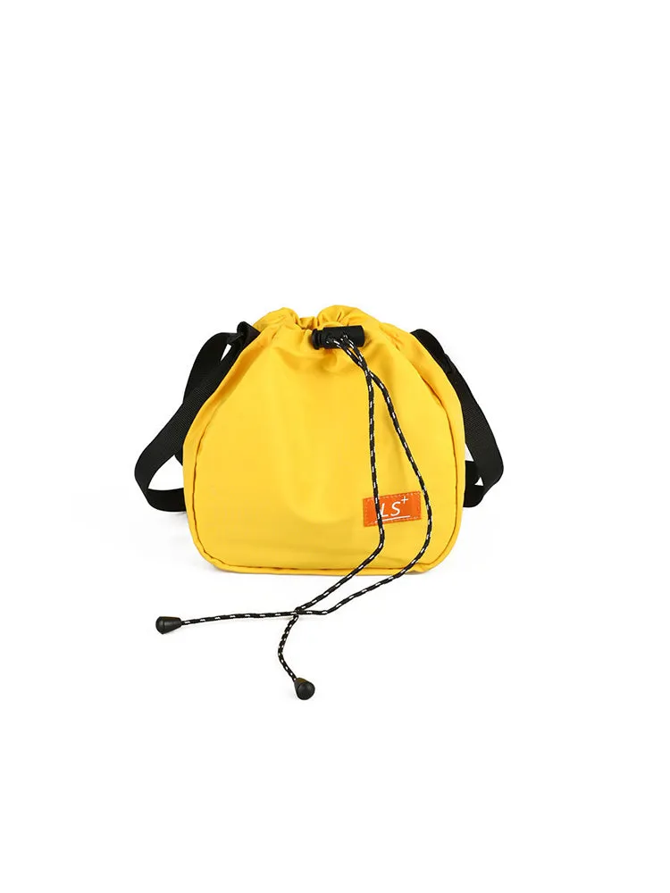 Minimalist Drawstring Bucket Bag
