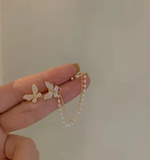 Minimalist Personality Ear Line Tassel Earrings