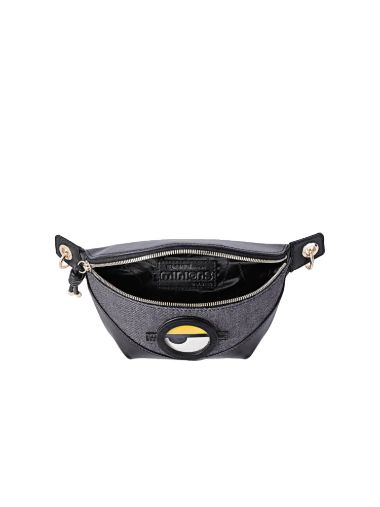 Minions Jacquard with Leather Belt Bag