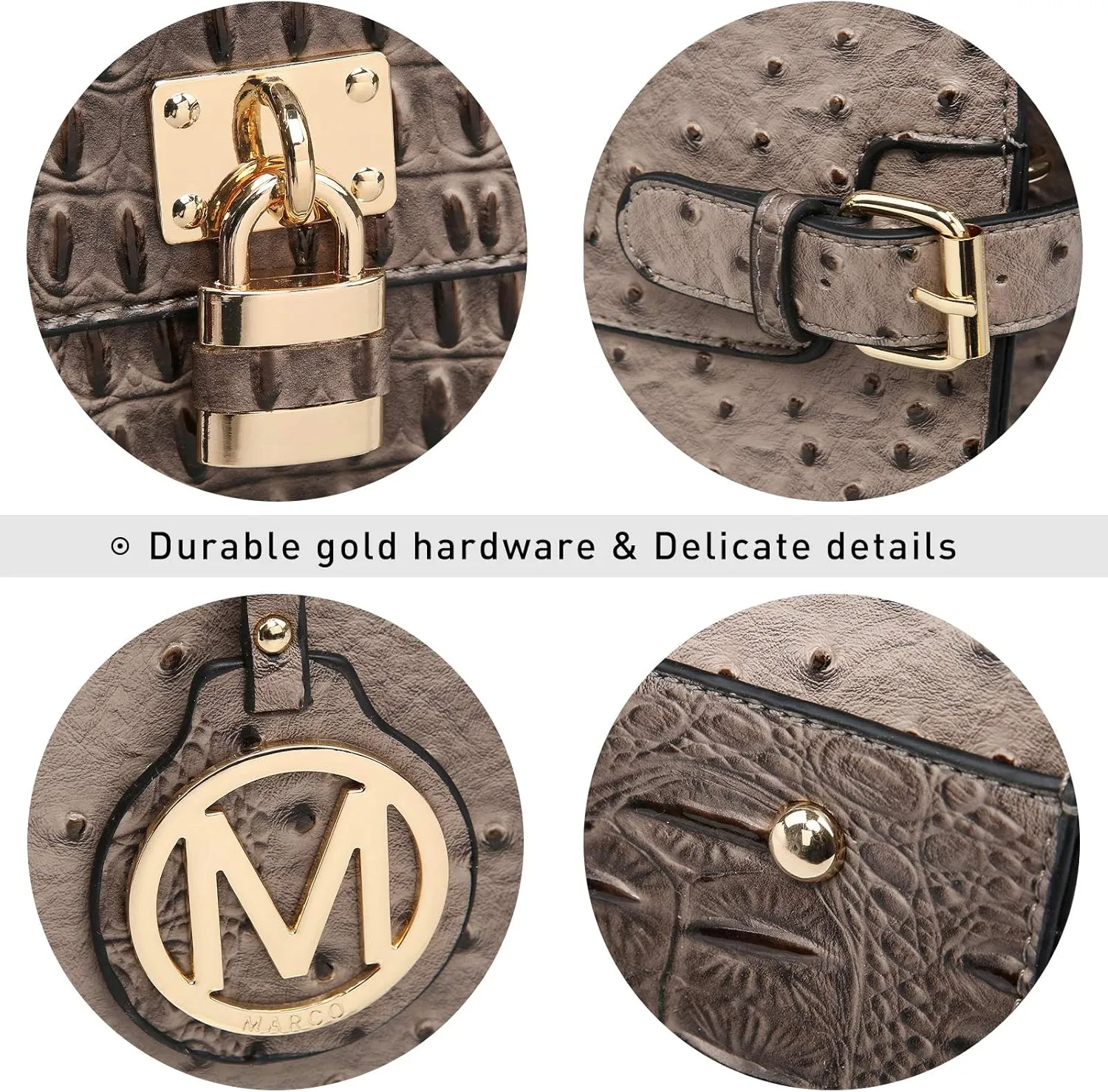 MKP Women Fashion Satchel Handbags and Purses Ladies Top Handle Tote Work Shoulder Bags with Matching Wristlet Wallet