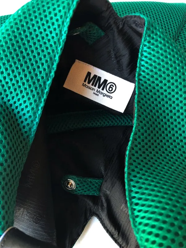 MM6 MAISON MARGIELA/MESH JAPANESE TOTE BAG MINI(GREEN)(1)