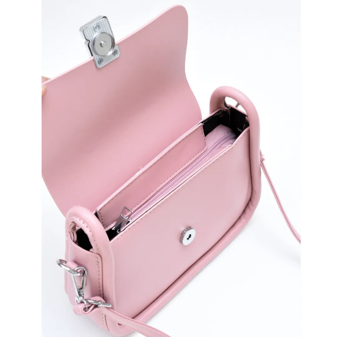 Modern Elegance Crossbody Bag Pink
