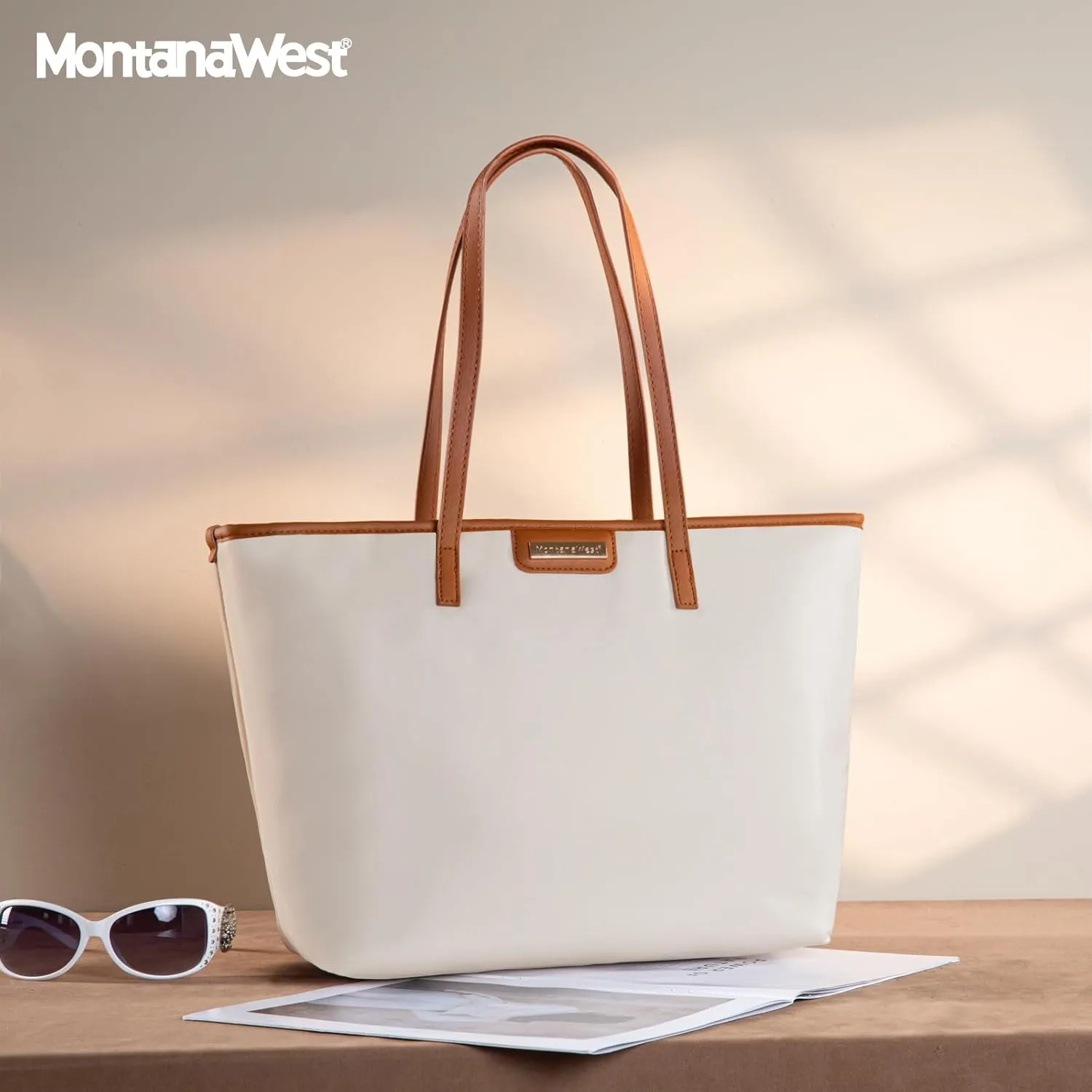Montana West Nylon Tote Handbags Waterproof Shoulder Purse for Women