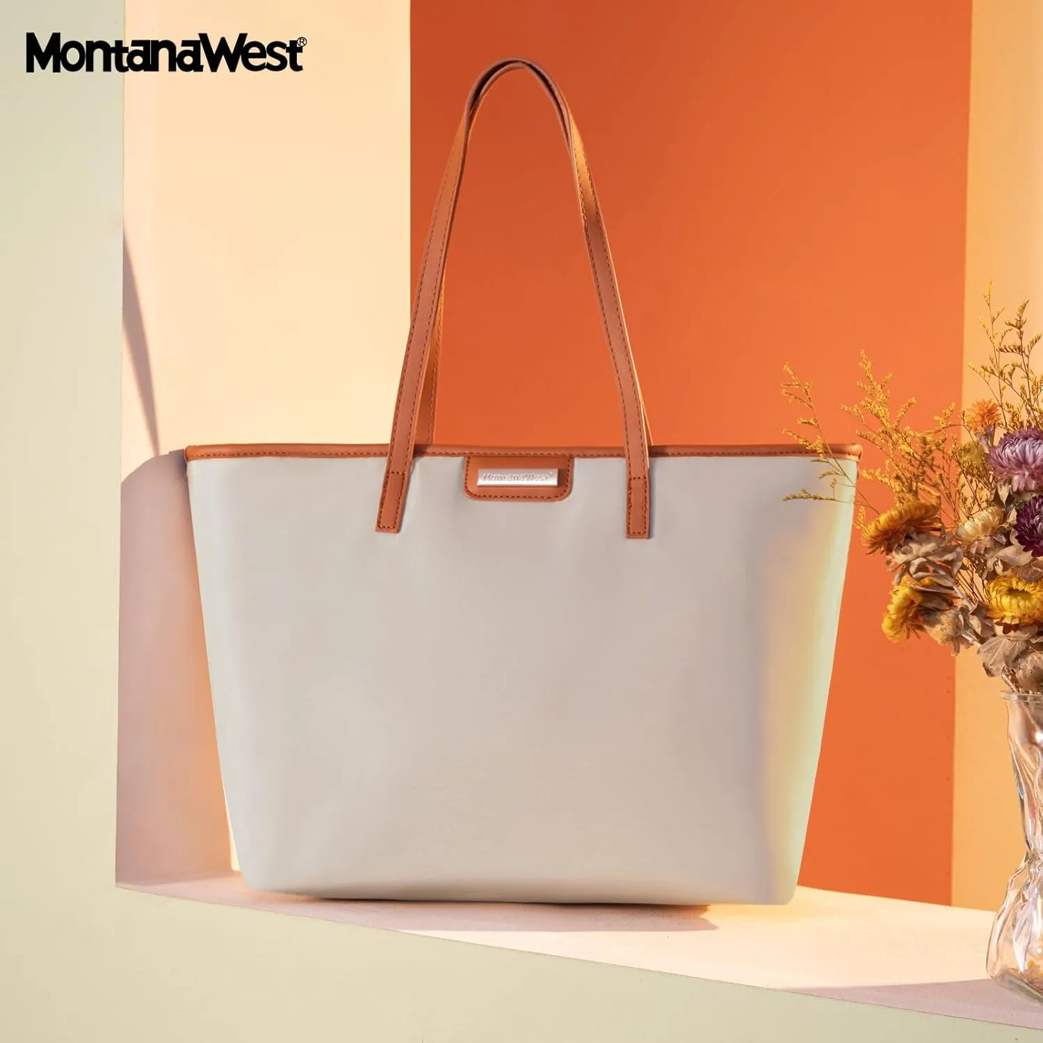 Montana West Nylon Tote Handbags Waterproof Shoulder Purse for Women