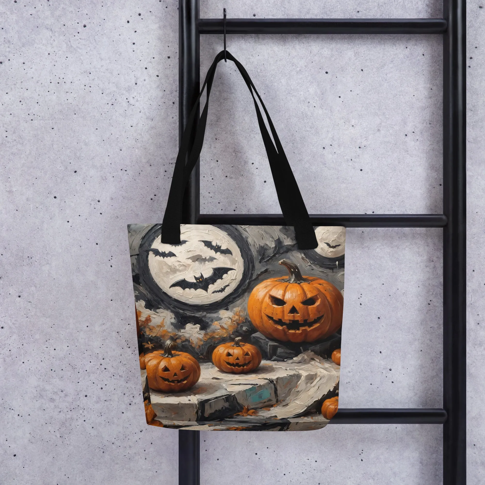 Moonlit Jack-o’-Lanterns, Tote bag