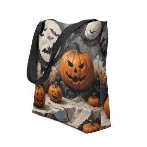 Moonlit Jack-o’-Lanterns, Tote bag