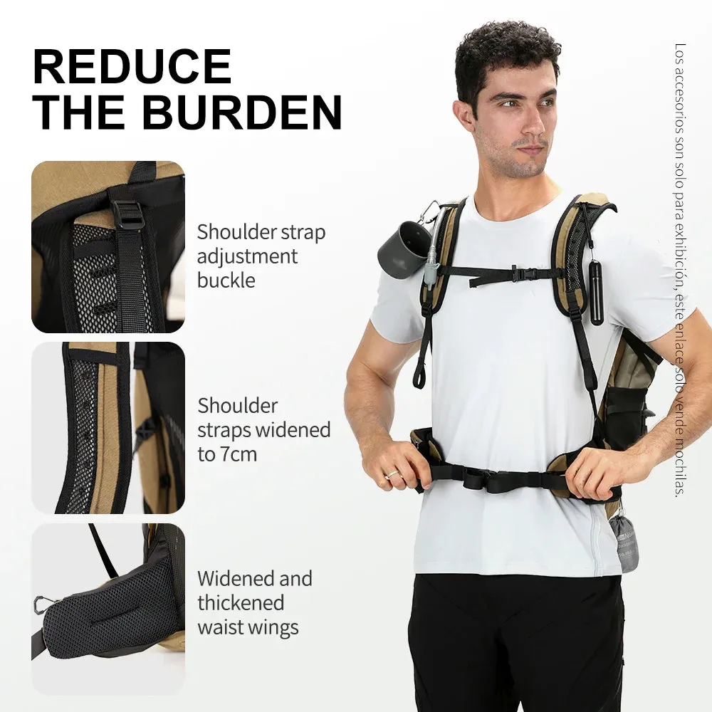 Mountaineering Backpack 35L – Waterproof Outdoor Sports Bag for Camping & Hiking