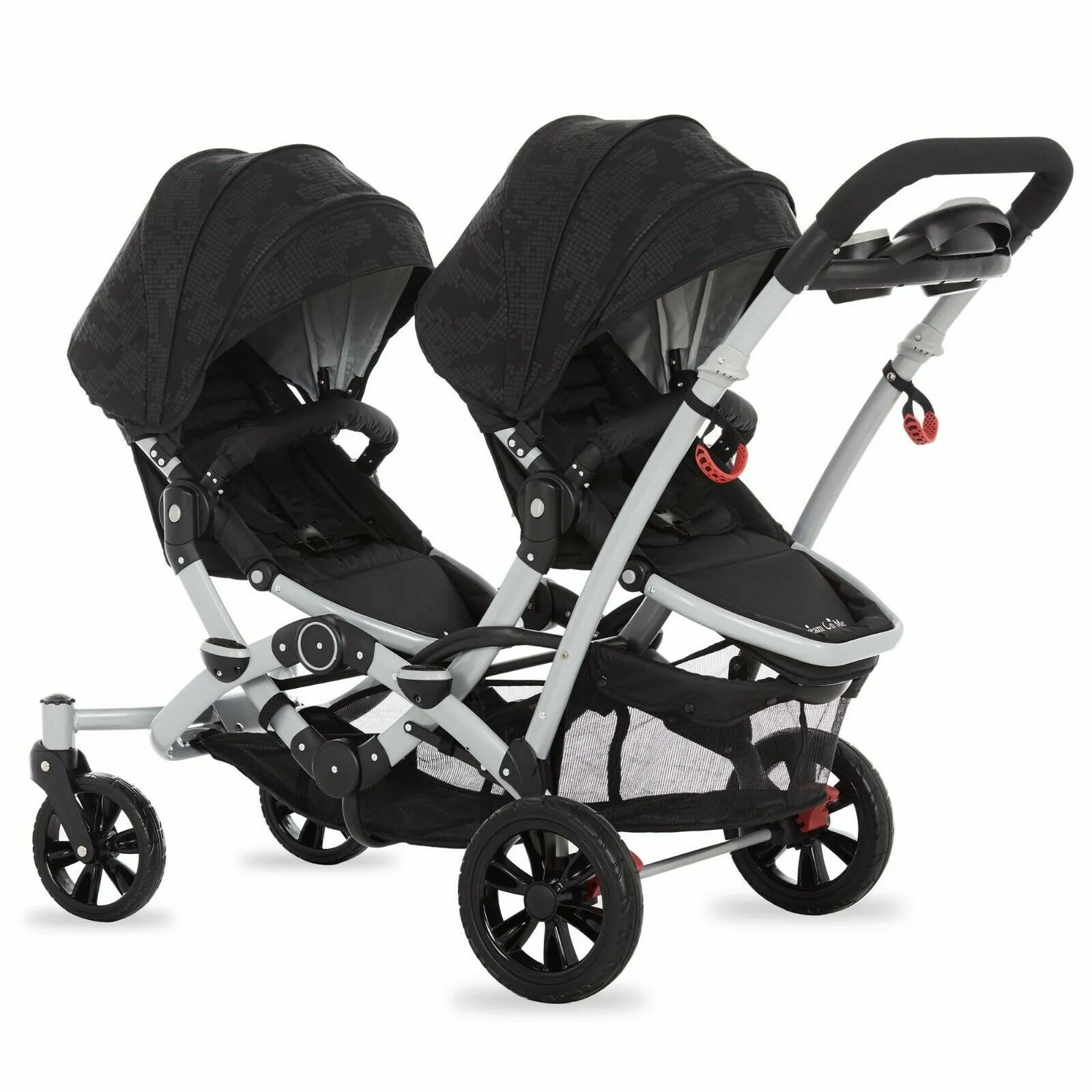 Multi-position Double Baby Stroller Lightweight Twin Toddler Foldable Travel
