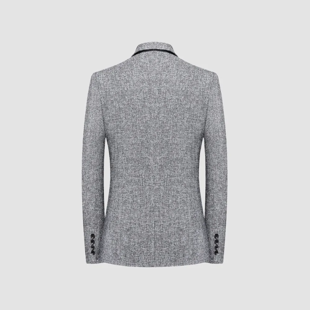 MV Italian Style Slim Fit Single-Breasted Suit Jacket