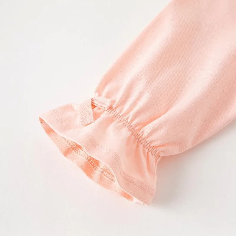 My Melody Long Sleeve Girl Bowknot Cuff Pink Tee