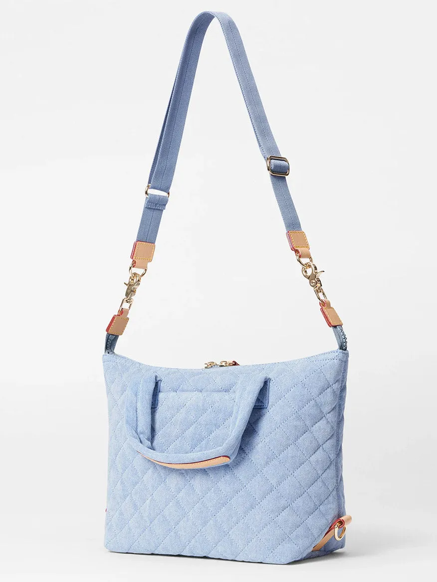 MZ Wallace Small Sutton Deluxe in True Light Denim