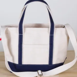 Nantucket Crossbody Tote - Navy Blue