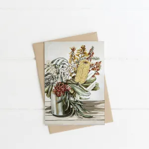 Native Florals Greeting Card