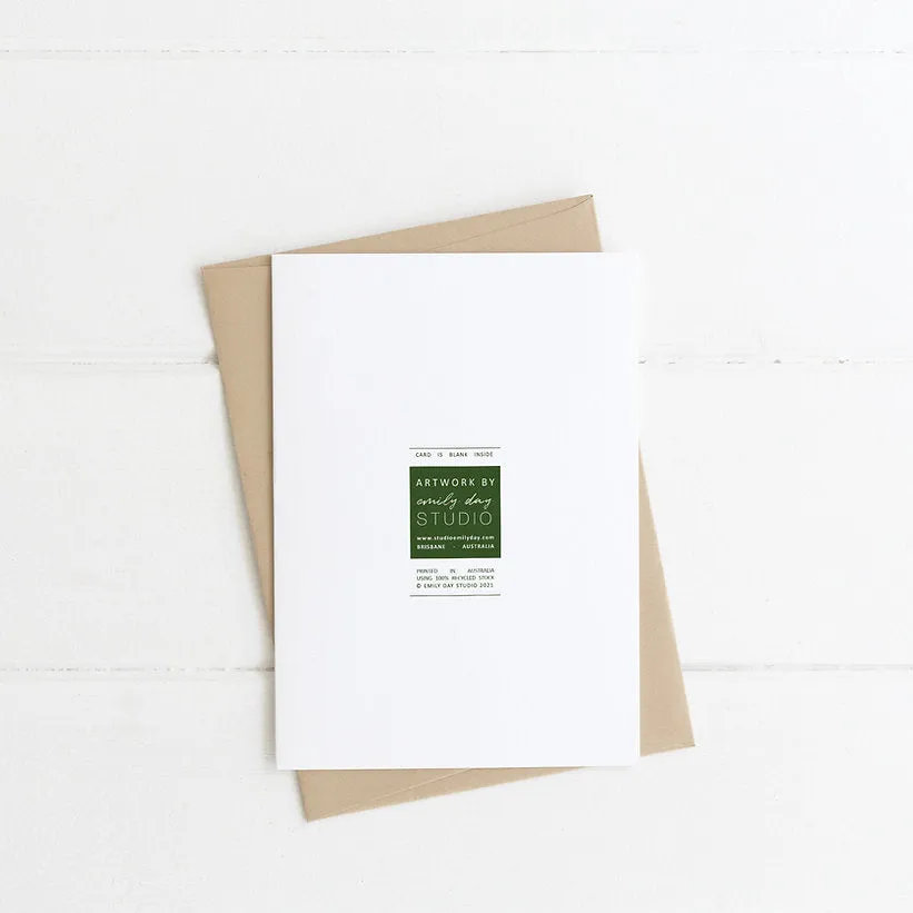 Native Florals Greeting Card