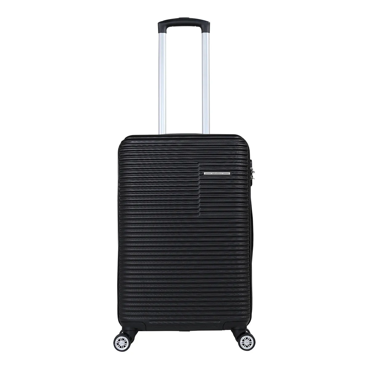Newcom 24" (60 cm) Hard Shell Trolley Suitcase - Black
