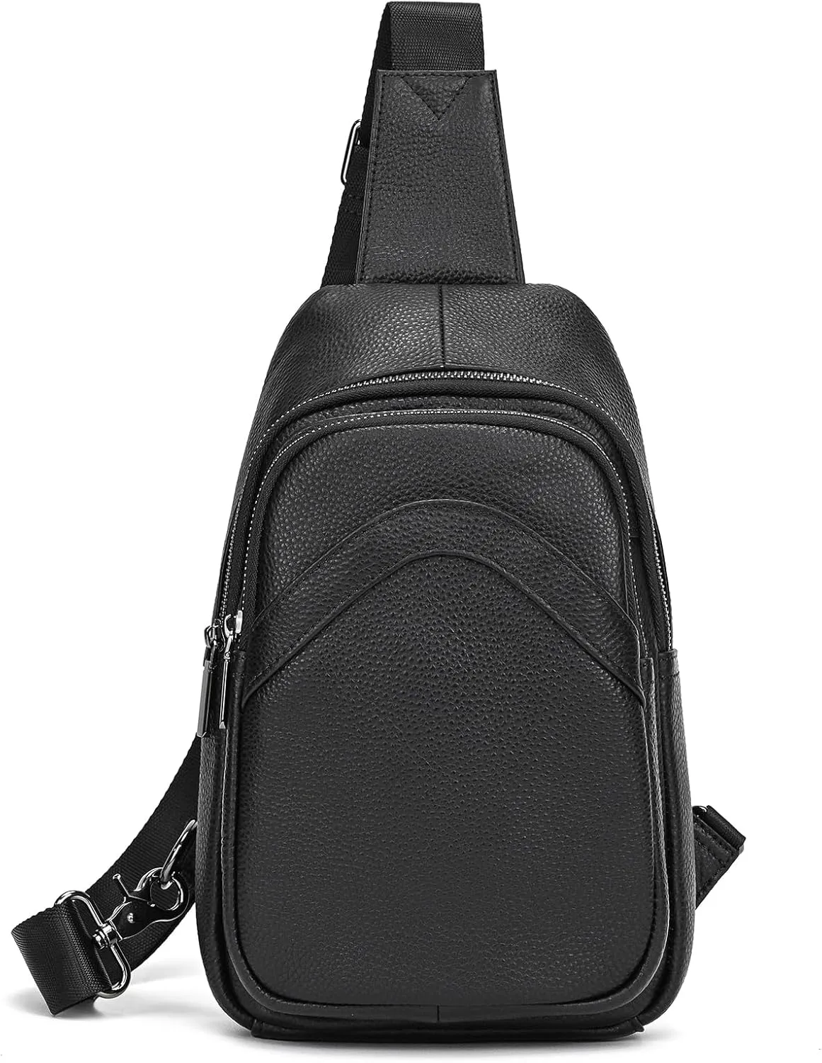 newsbirds Sling Bag Leather Shoulder Bag Chest Bag Shoulder Bag Men's Bum Bag Backpack Daypacks