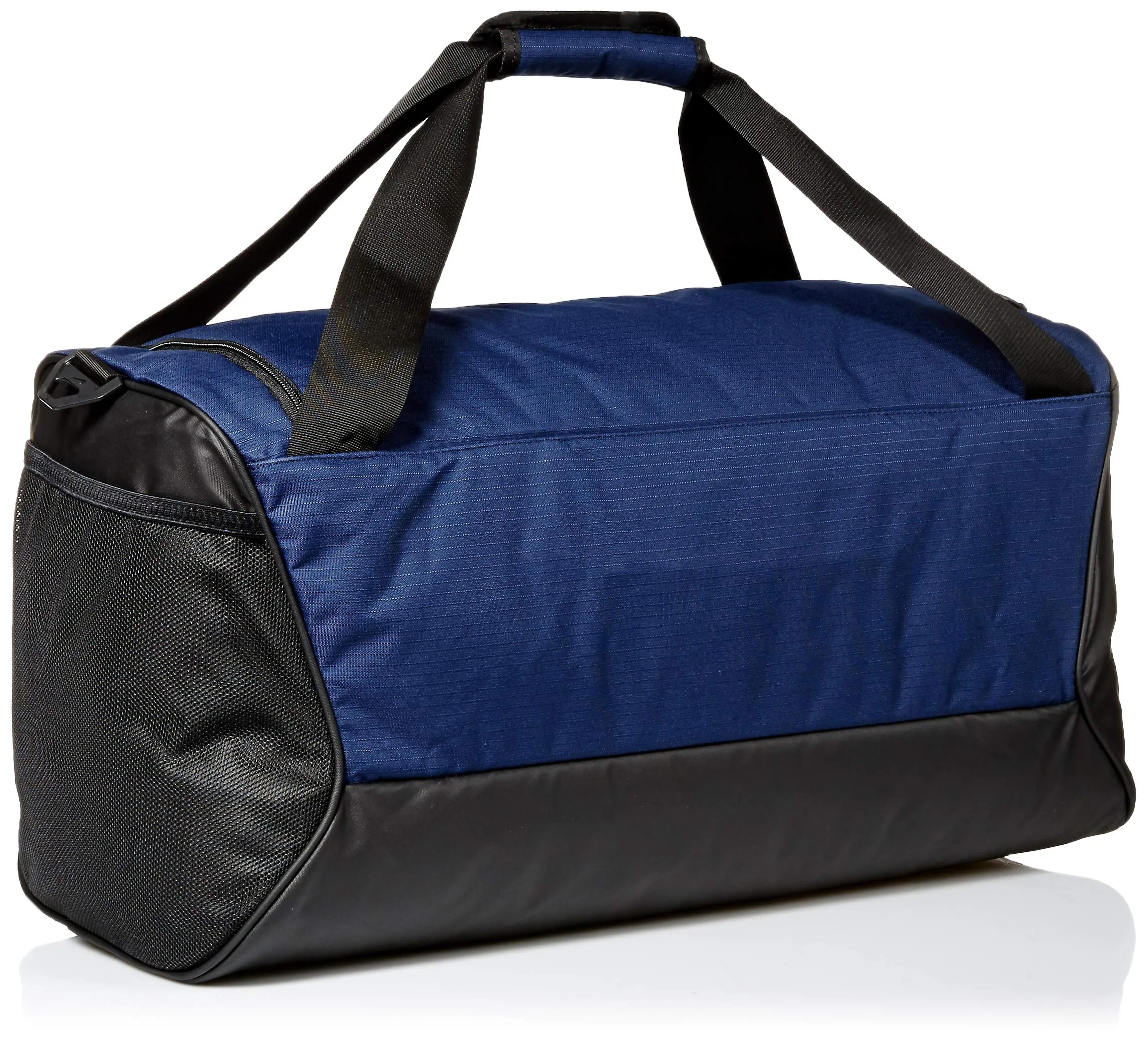 Nike Brasilia Training Medium Duffle Bag, Durable Nike Duffle Bag for Women & Men with Adjustable Strap, Midnight Navy/Black/White