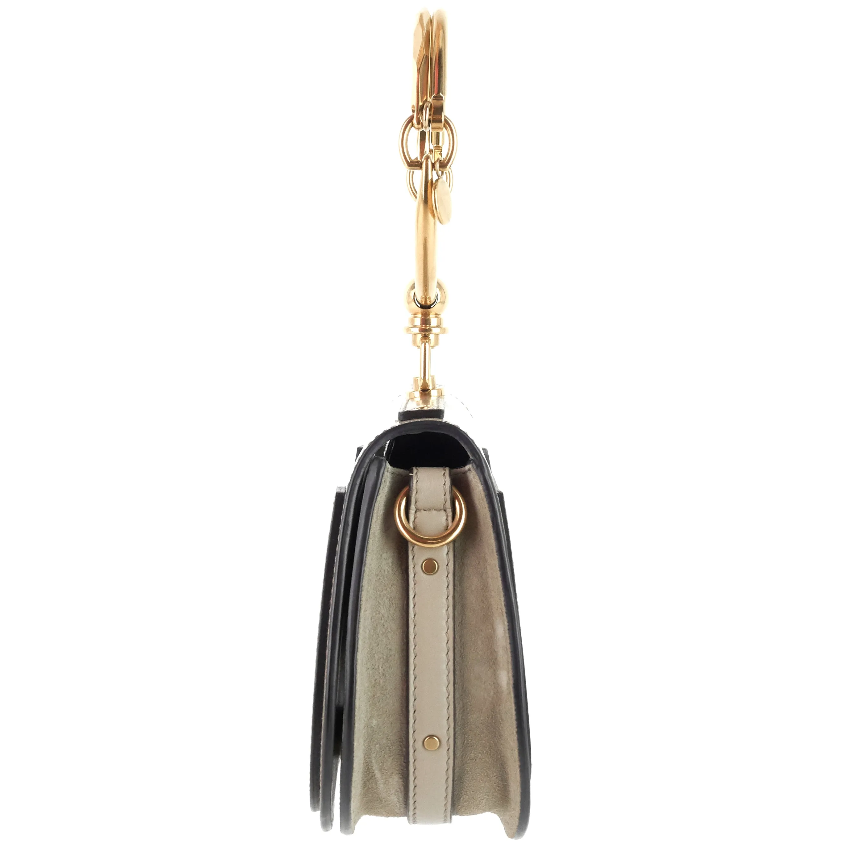 Nile Small Patent Leather Wristlet Bag