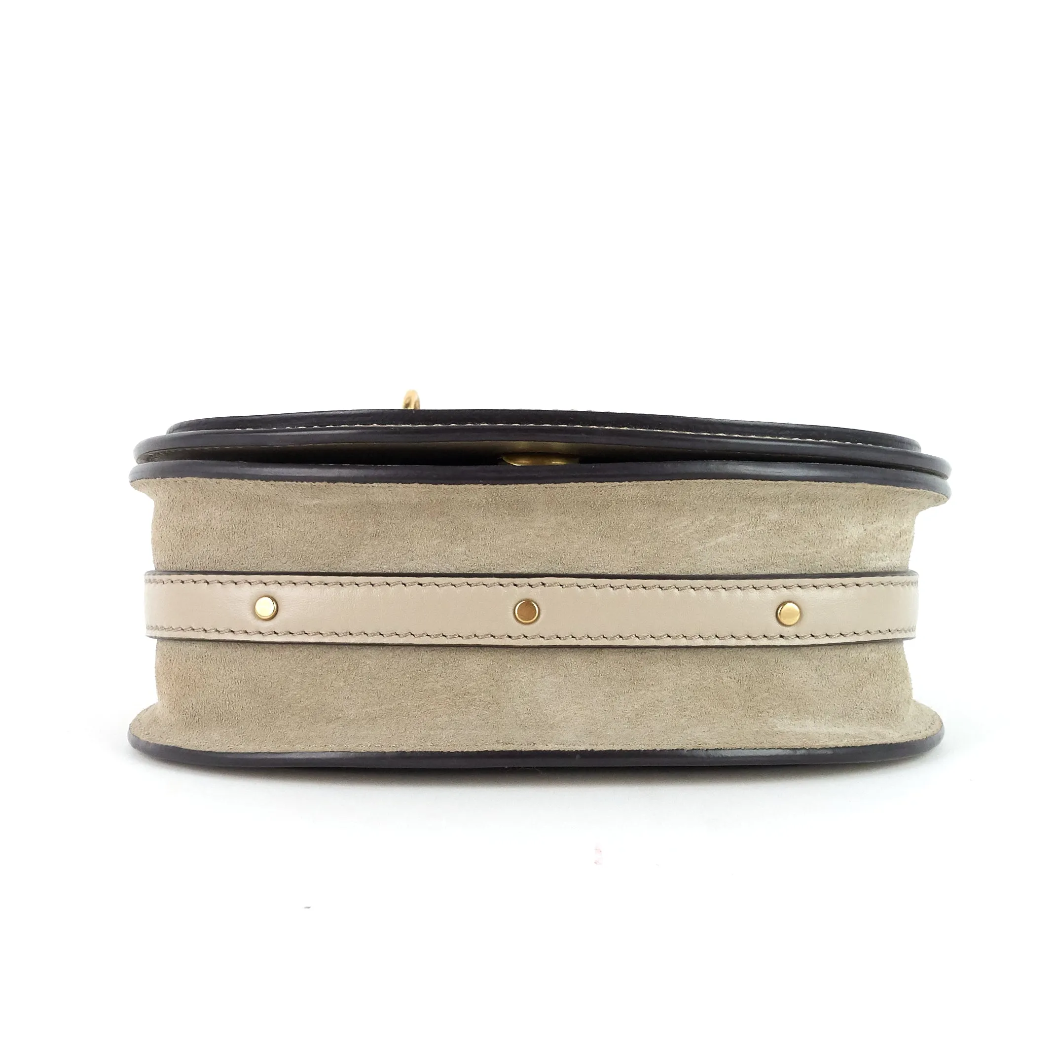 Nile Small Patent Leather Wristlet Bag