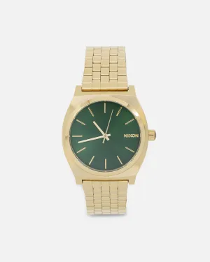 Nixon Time Teller Watch Gold/Green Sunray