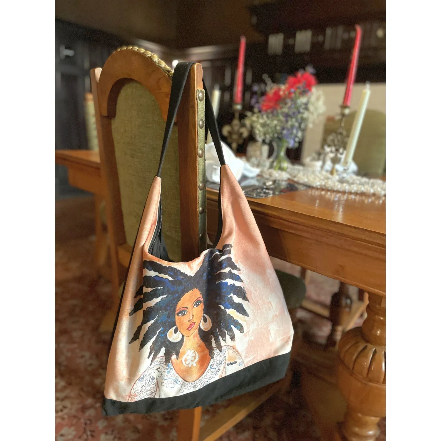 Nubian Queen Hobo Shoulder Bag
