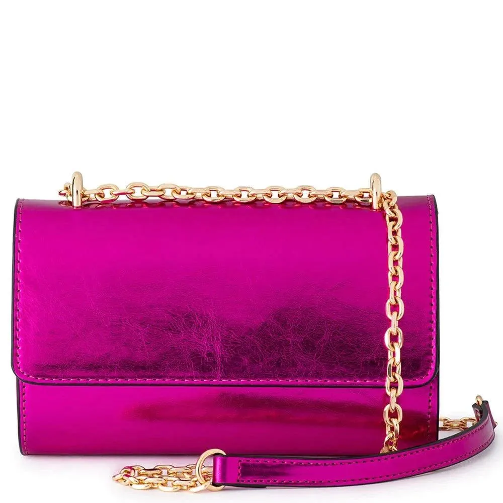 OB4802 LILIANA FOIL SHOULDER BAG