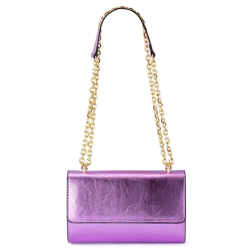 OB4802 LILIANA FOIL SHOULDER BAG