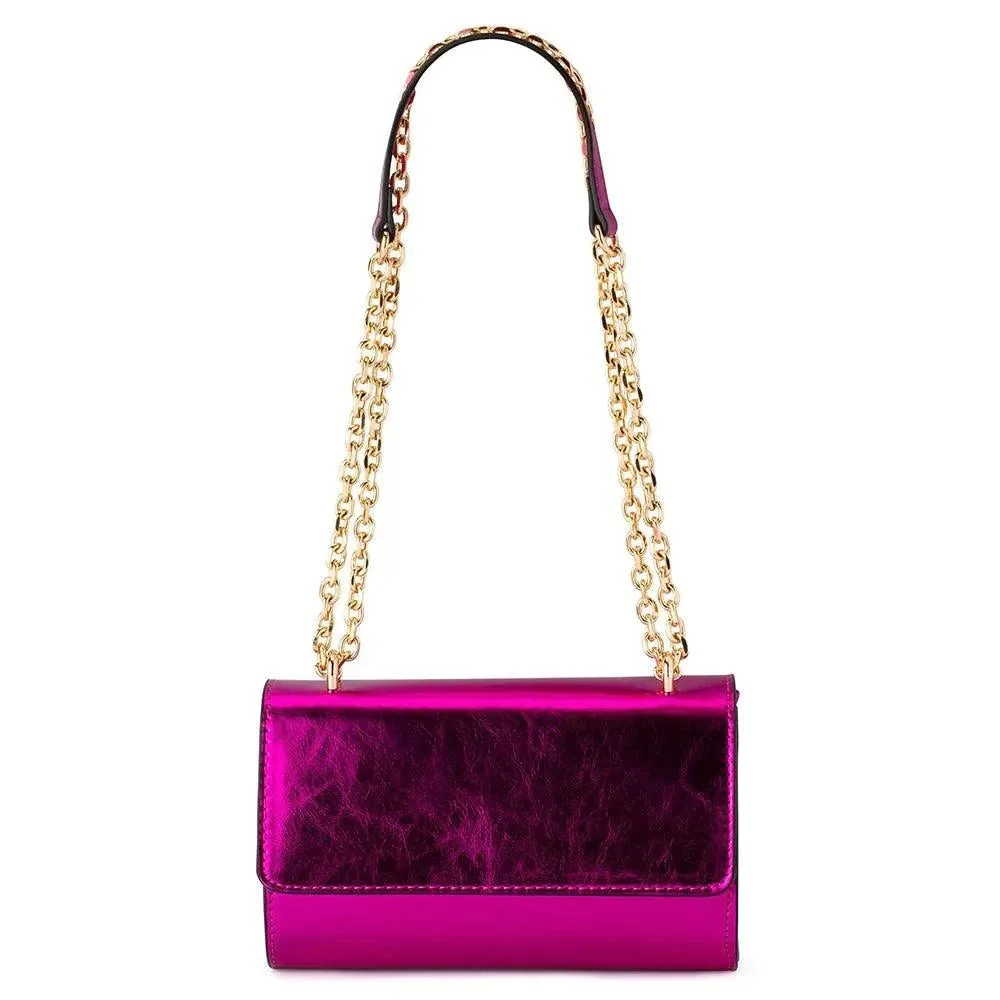 OB4802 LILIANA FOIL SHOULDER BAG