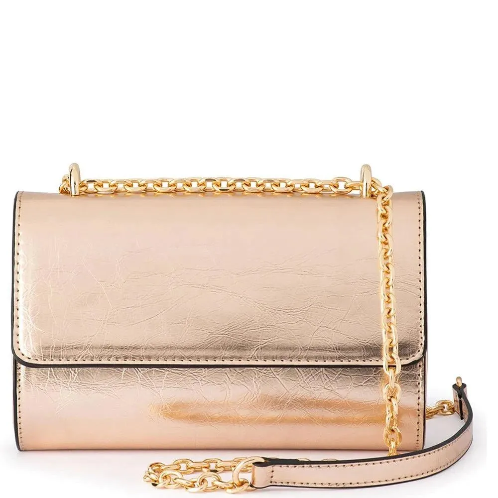 OB4802 LILIANA FOIL SHOULDER BAG