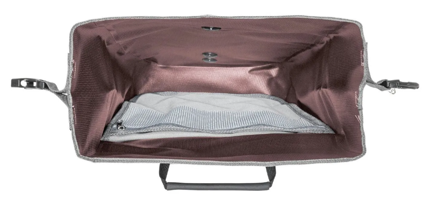 ORTLIEB BACK-ROLLER URBAN ASH ROSE BIKE PANNIER QL2.1 (SINGLE BAG)